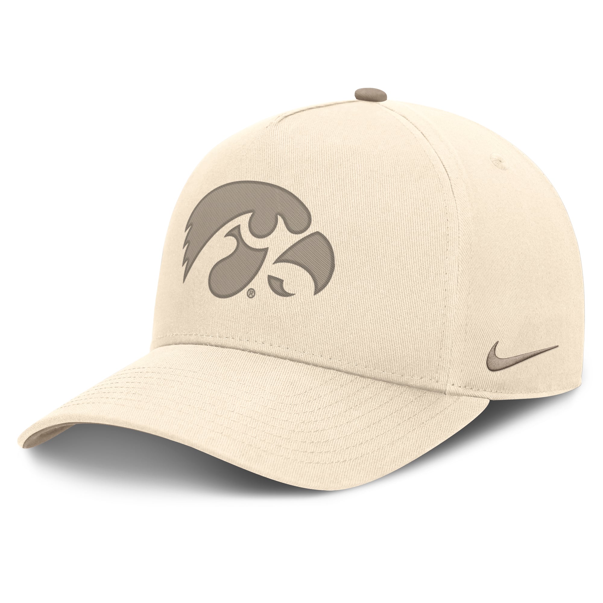 Casquette ajustable Nike Natural Iowa Hawkeyes Rise pour homme