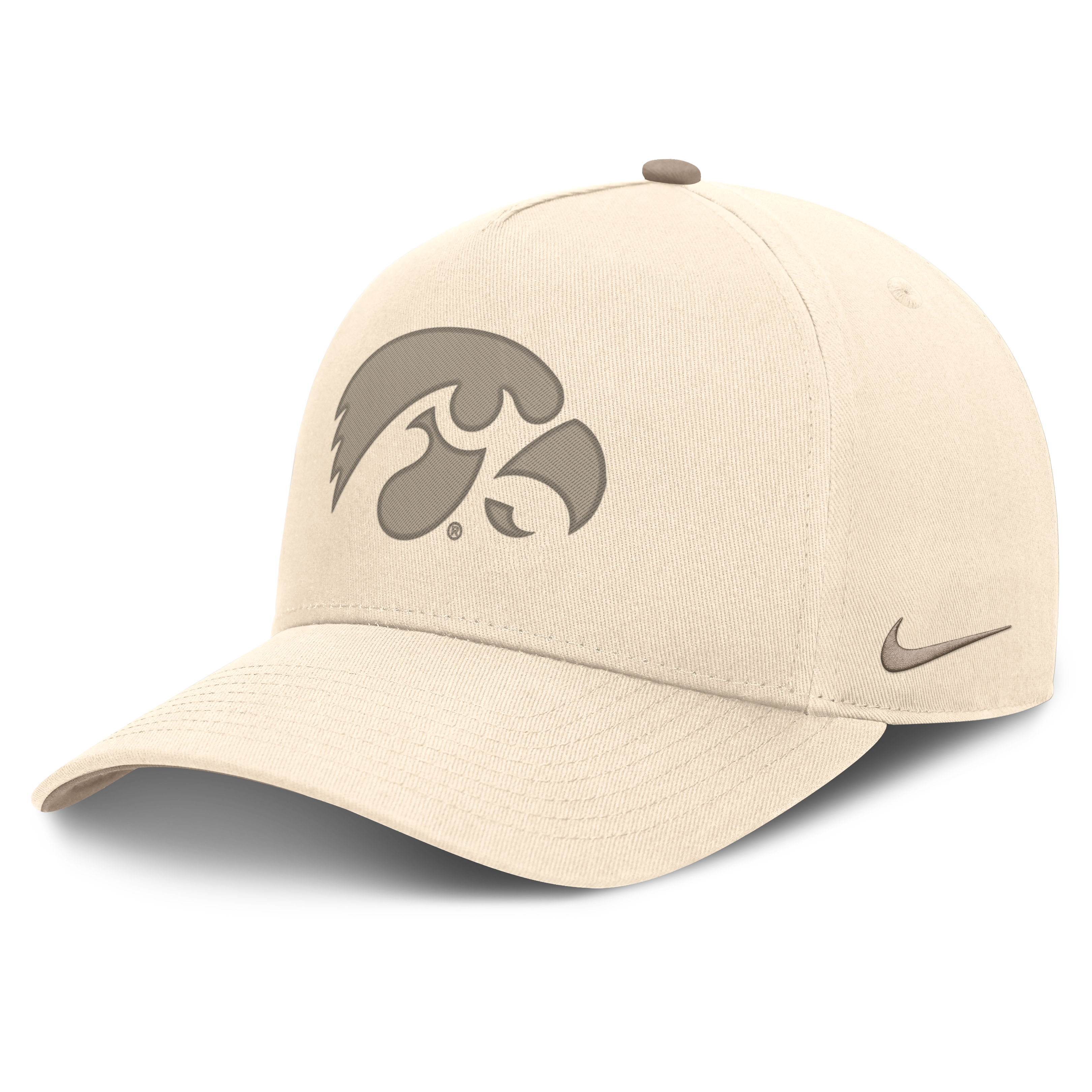 Casquette ajustable Nike Natural Iowa Hawkeyes Rise pour homme