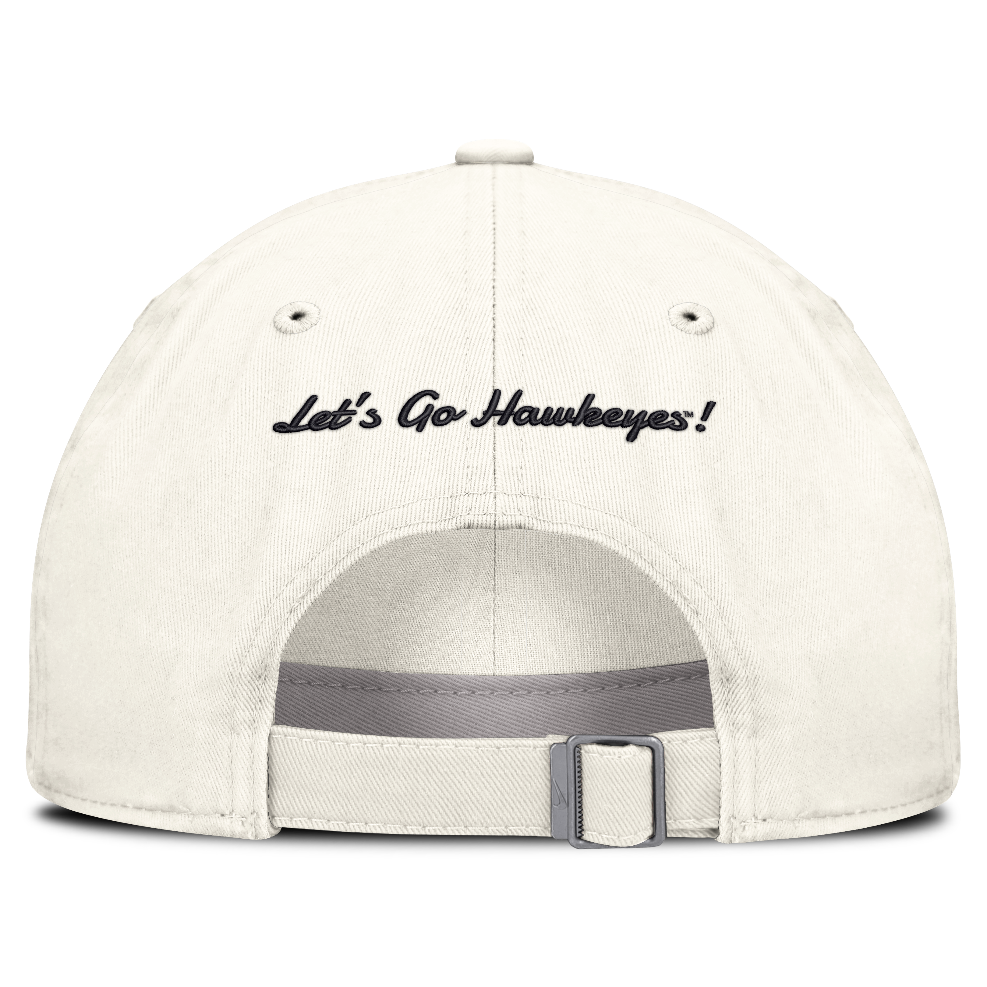 Casquette ajustable Nike blanche Iowa Hawkeyes Legacy Letter & Location Club pour homme