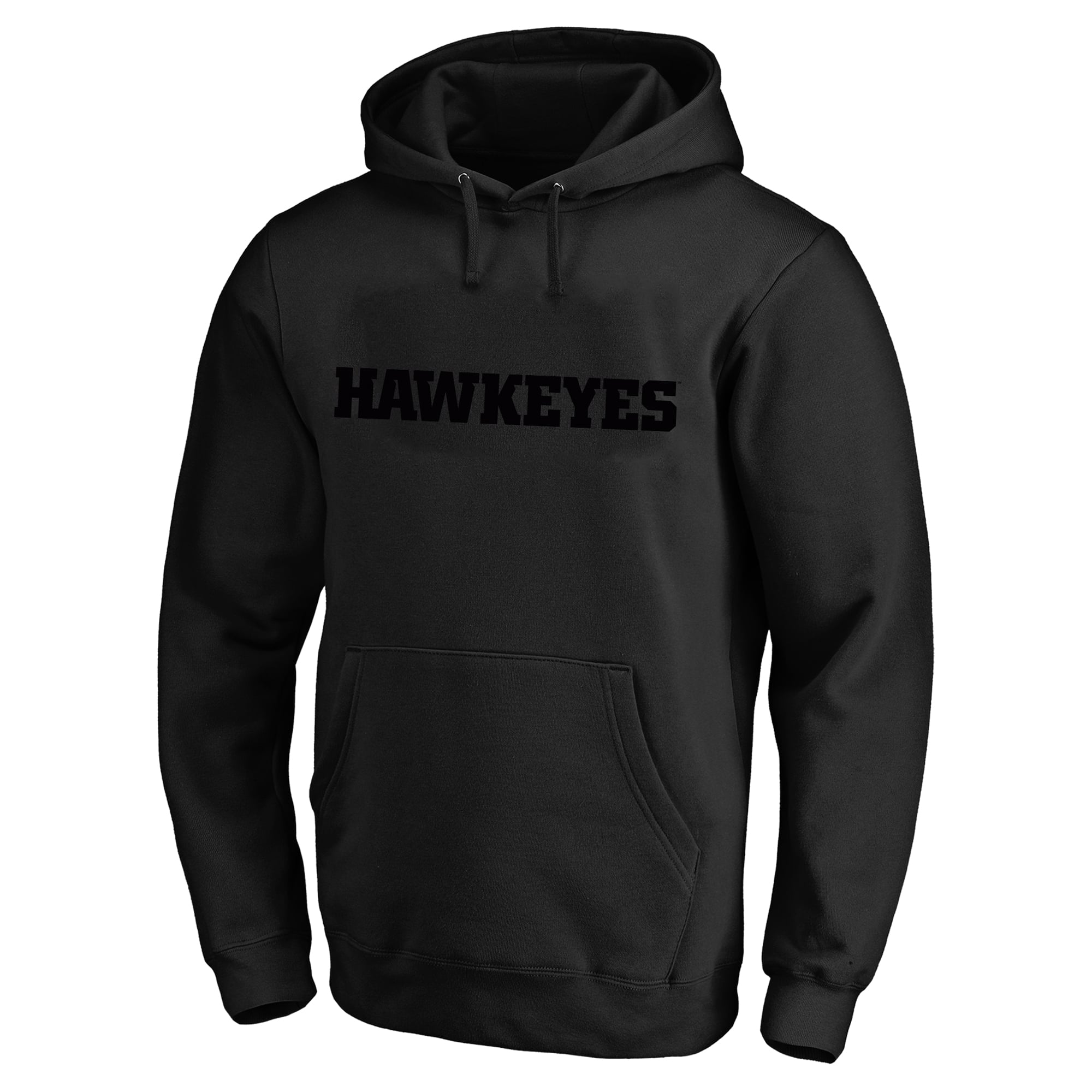 Men's Profile Black Iowa Hawkeyes Tonal Hoodie