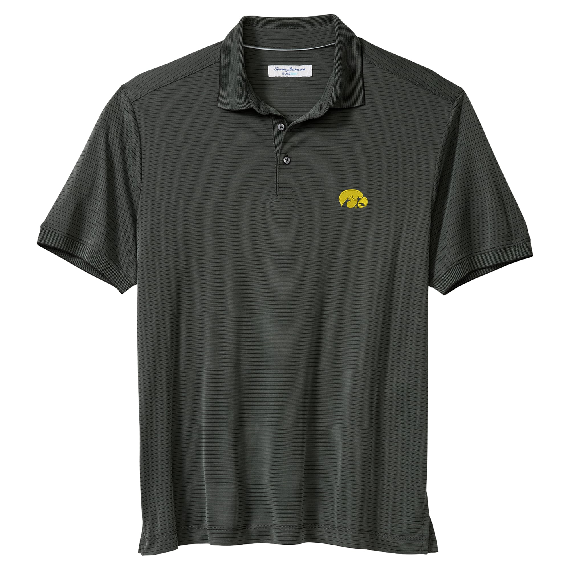 Polo Tommy Bahama IslandZone Bay Stripe noir pour homme