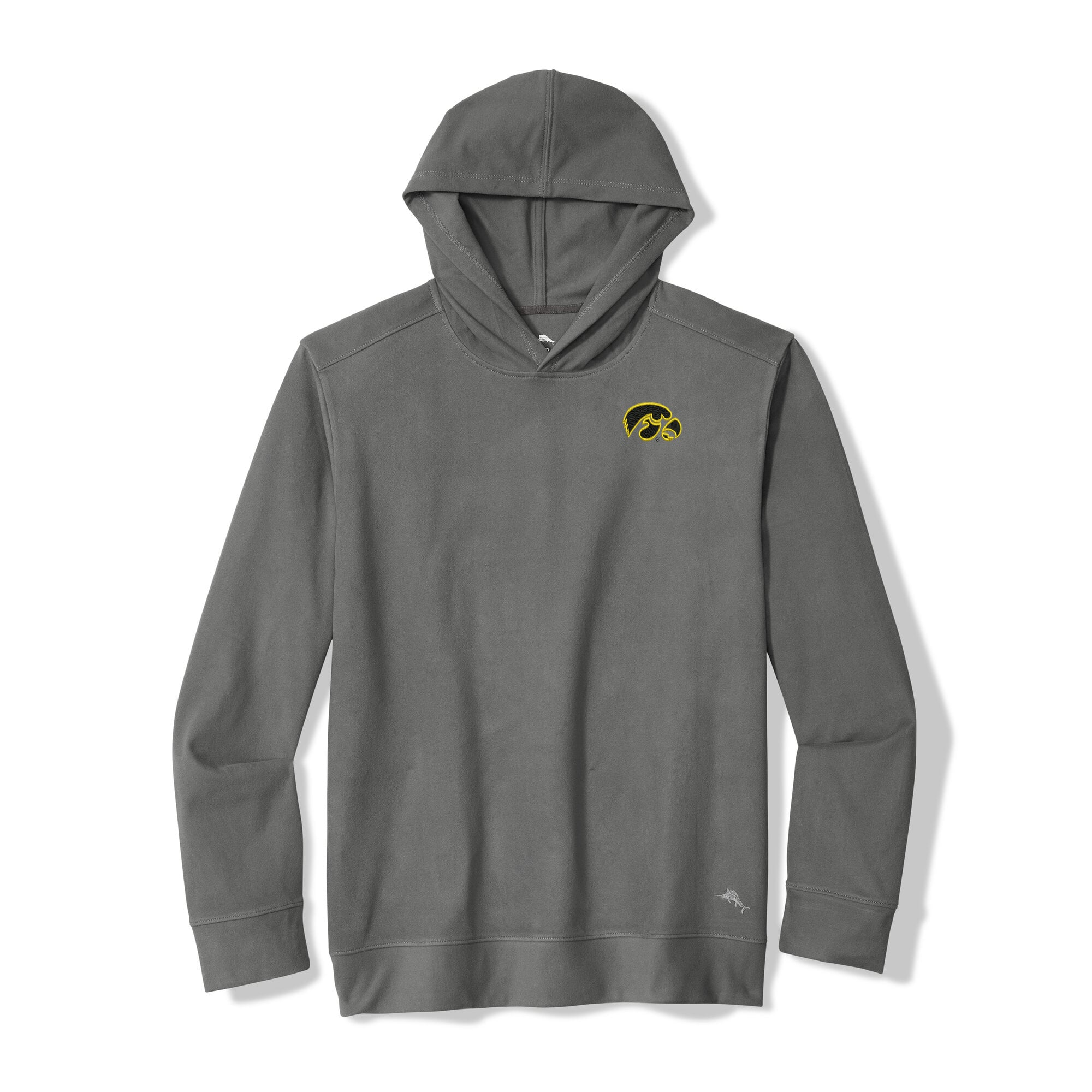 Men's Tommy Bahama Gray Iowa Hawkeyes Bye Week Hoodie