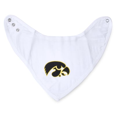 Iowa Hawkeyes Newborn & Infant Muslin Bandana Bib