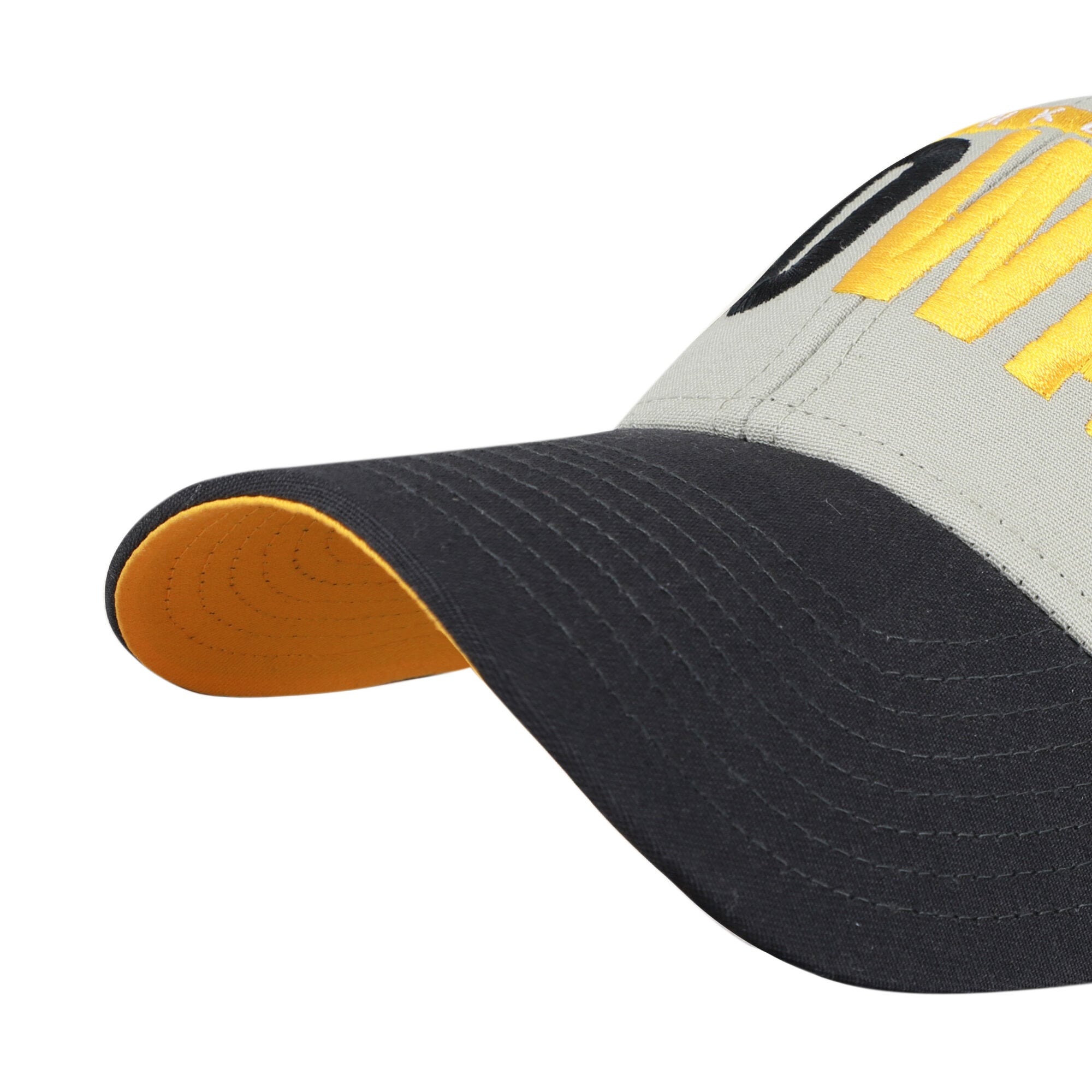 Casquette unisexe ajustable Iowa Hawkeyes '47 grise/noire avec inscription demi-bloc MVP