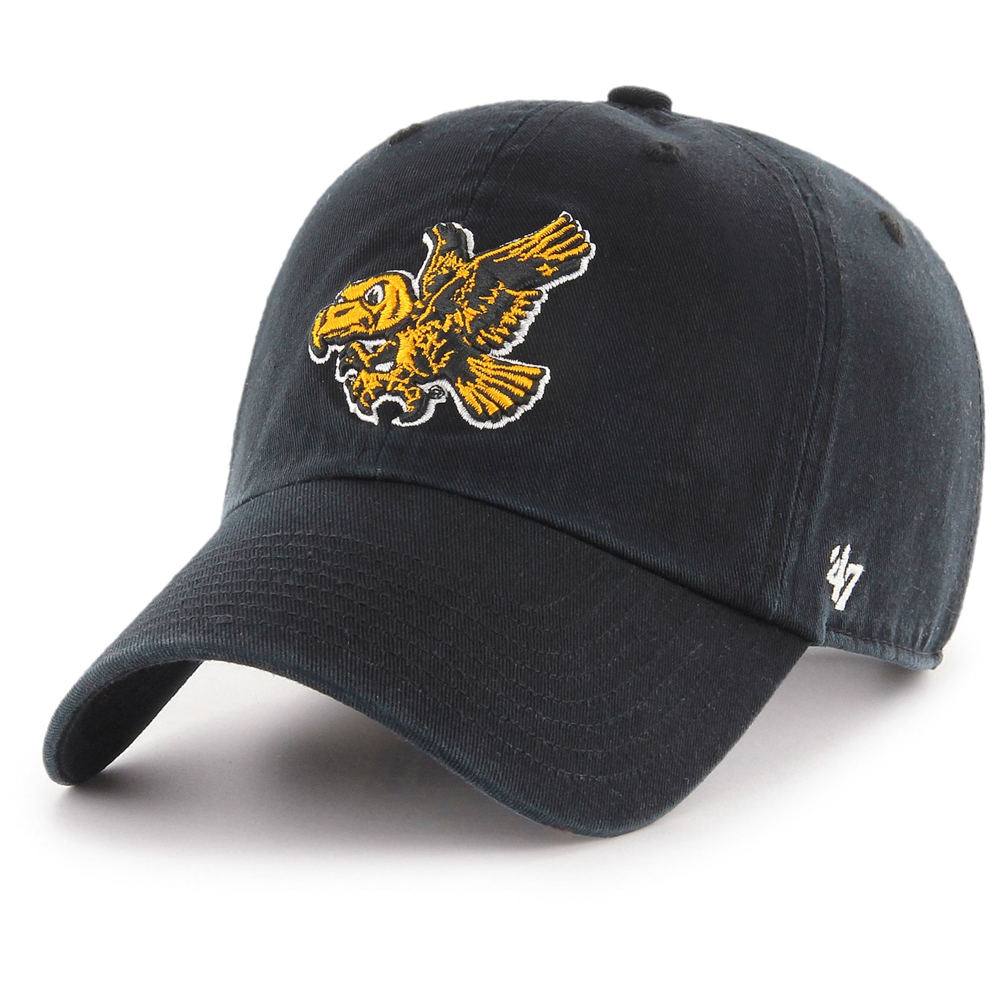 Cleat Cleaninger Iowa Hawkeyes '47 Unisex Vault Clean Up Adjustable Hat - Black