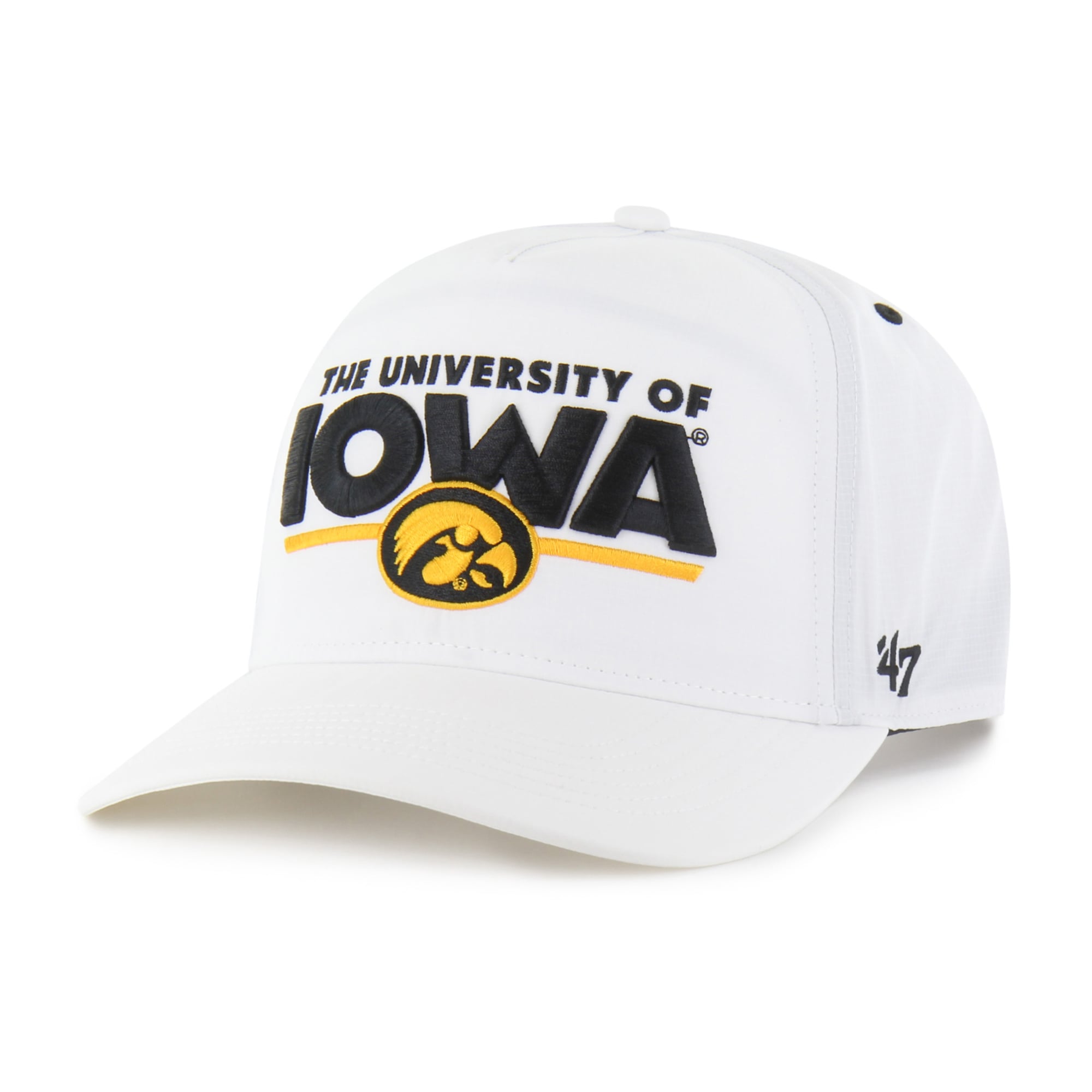 Casquette unisexe '47 White Iowa Hawkeyes brrr° Expressway Hitch ajustable