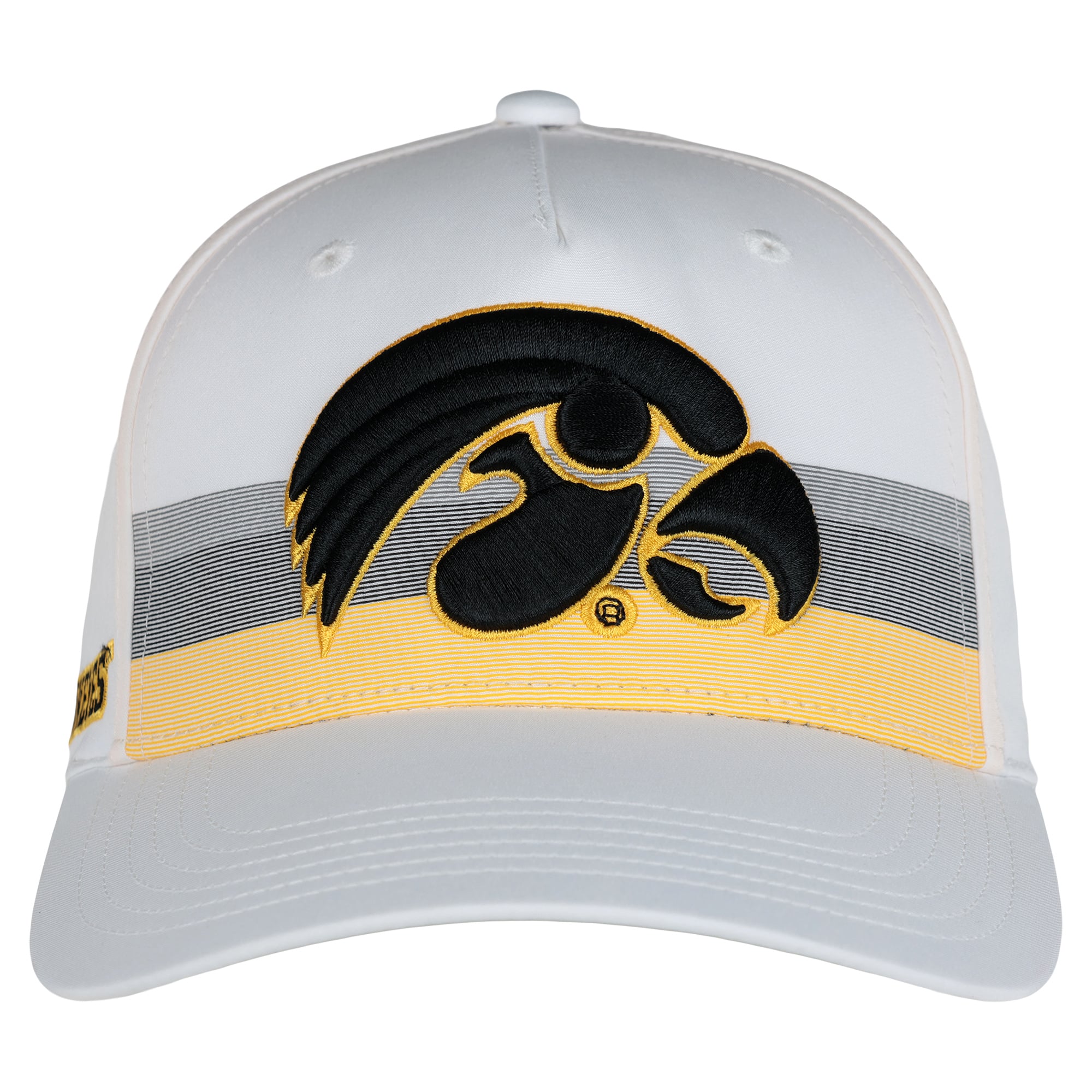 Unisex Ahead White Iowa Hawkeyes The Sideline Adjustable Hat