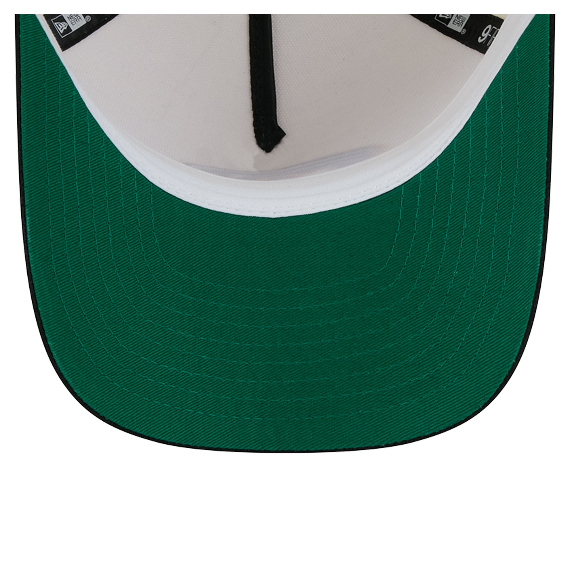 Unisex New Era White/Black Iowa Hawkeyes A-Frame 9FIFTY Snapback Hat