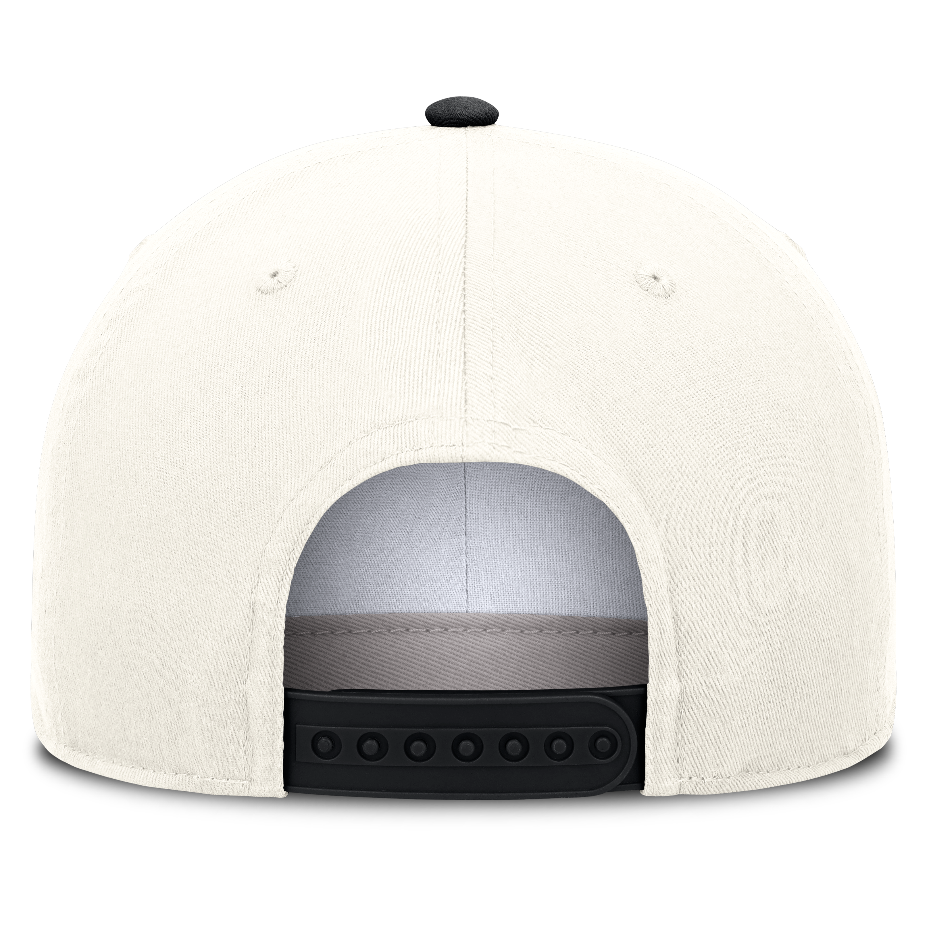 Casquette unisexe Nike blanche/noire Iowa Hawkeyes Rise Side Logo A-Frame Dri-FIT ajustable