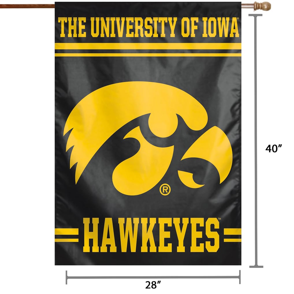 Iowa Hawkeyes WinCraft 28" x 40" Full Name Single-Sided Vertical Banner