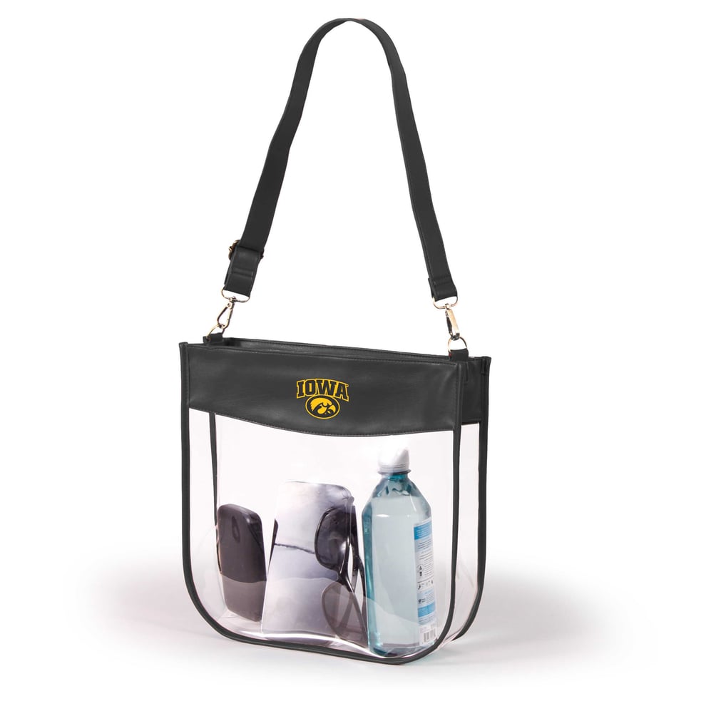 Women's Black Iowa Hawkeyes Kate Clear Purse