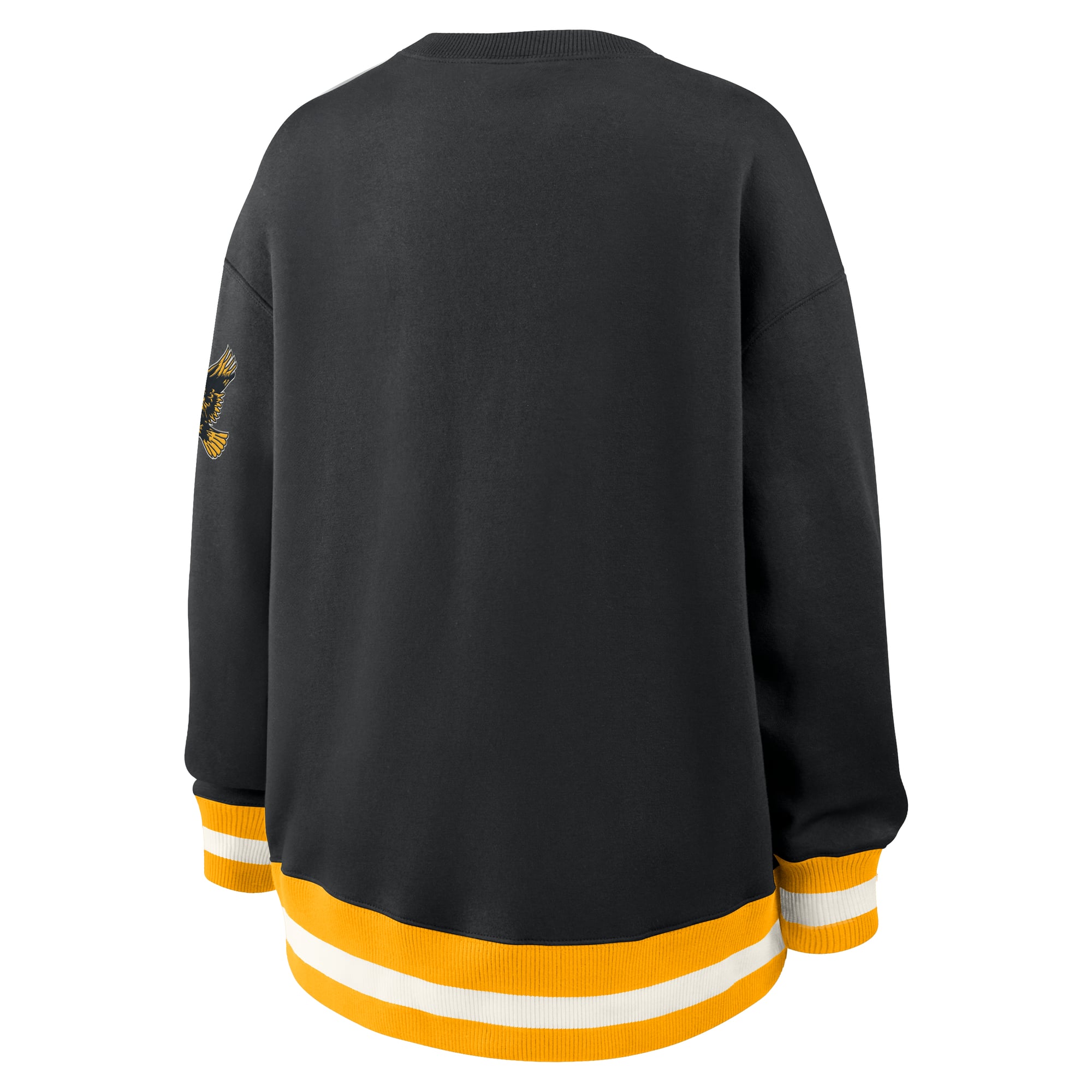 Sweat-shirt Nike noir Iowa Hawkeyes oversize Legacy Arch Phoenix pour femme
