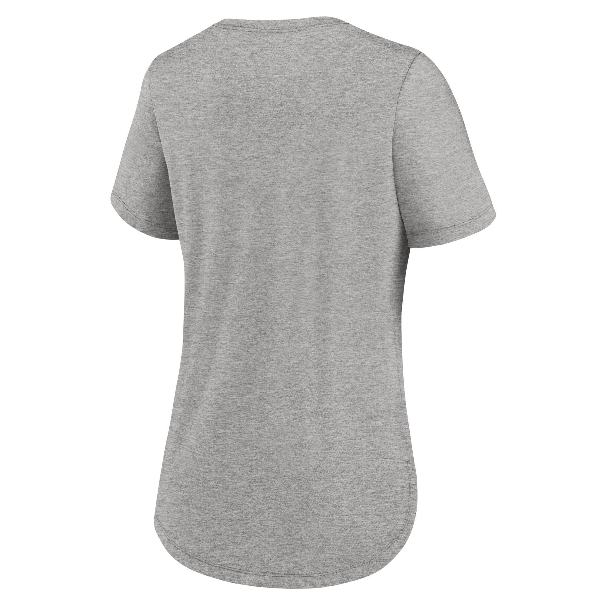 T-shirt Nike Heather Grey Iowa Hawkeyes Legacy Tri-Blend pour femme
