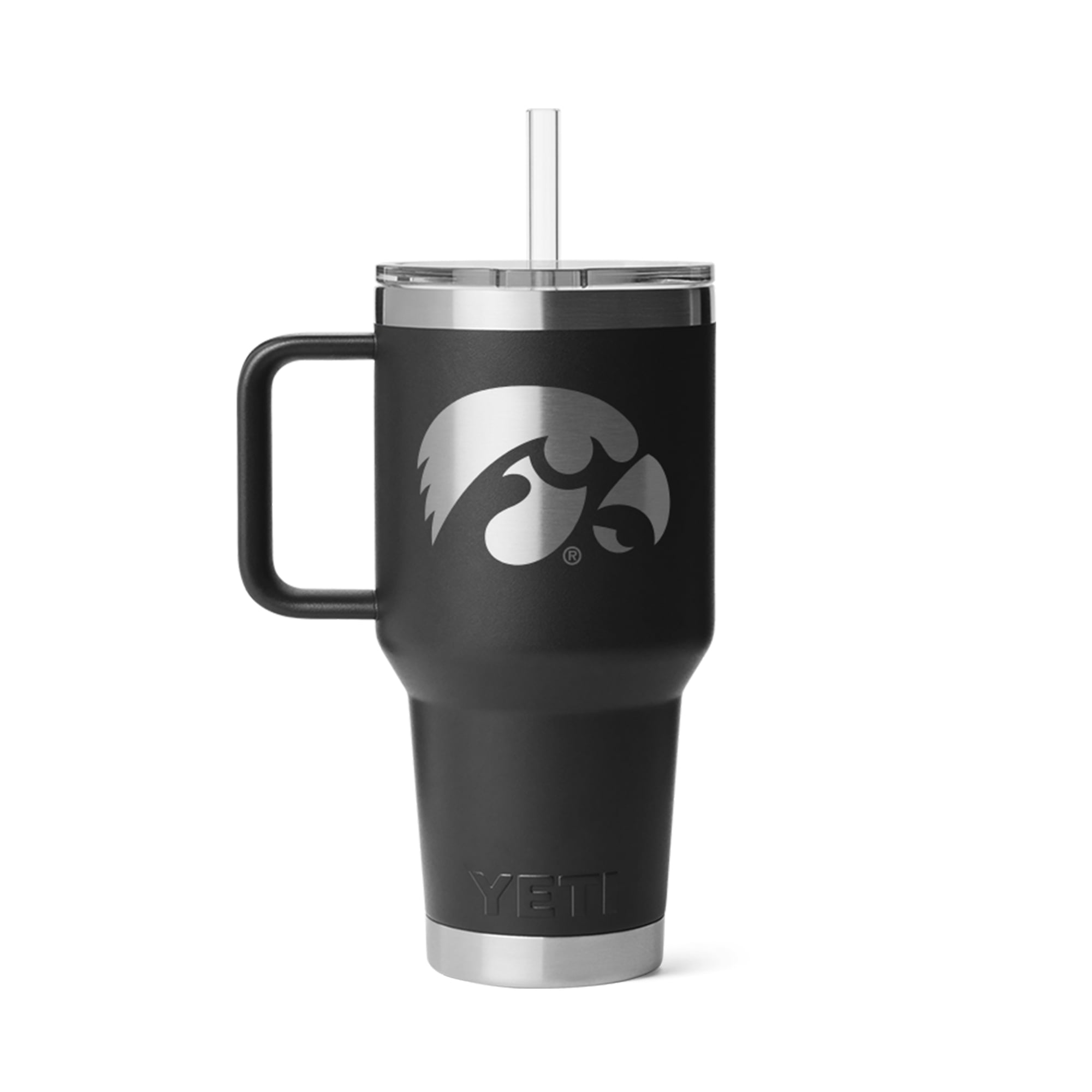 YETI Iowa Hawkeyes 35oz. Rambler 2.0 Straw Mug