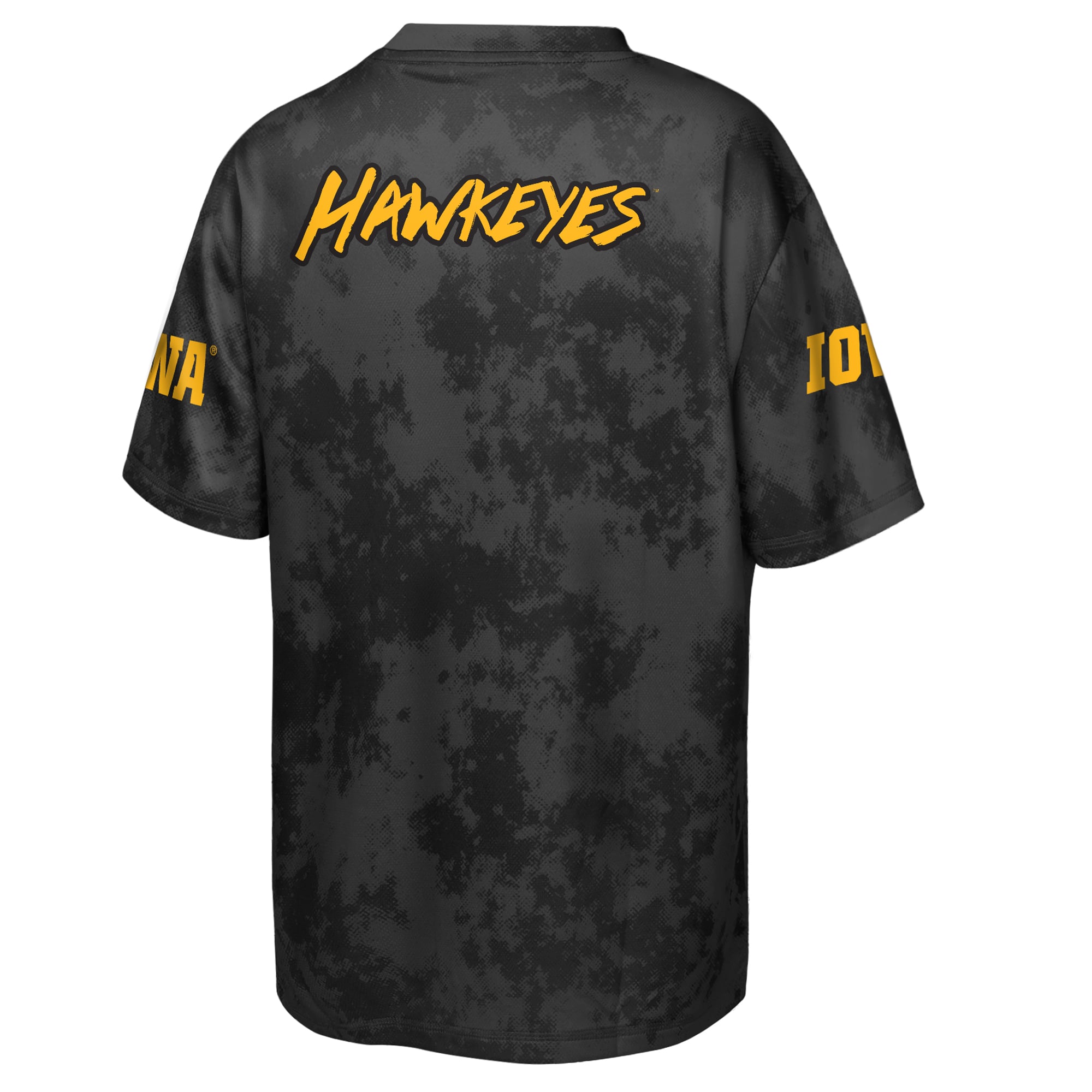 Youth Outerstuff  Black Iowa Hawkeyes Off-Side Sublimated T-Shirt