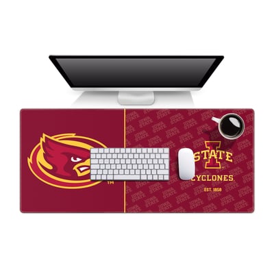 Iowa State Cyclones 15.7" x 35.4" Logo Series Desk Pad
