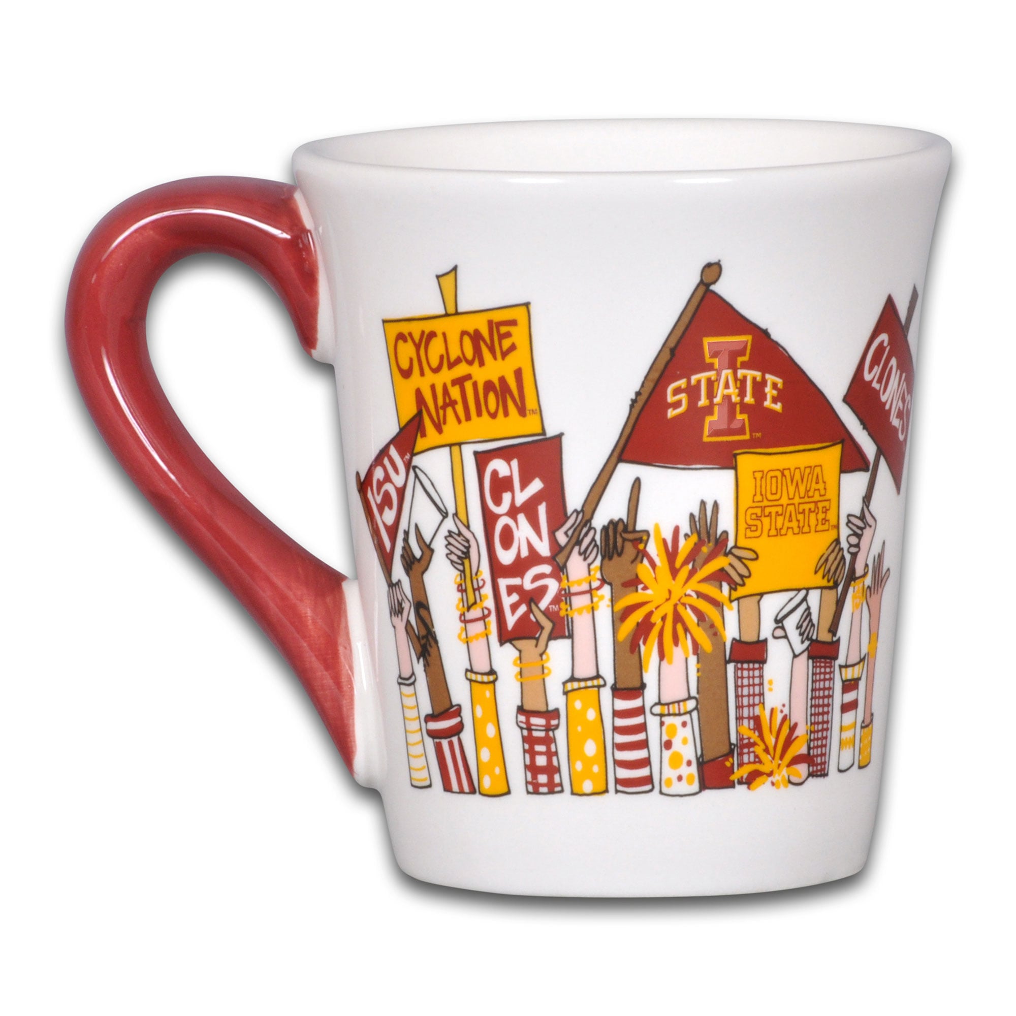Mug de supporters des Cyclones de l'Iowa State (887 ml)