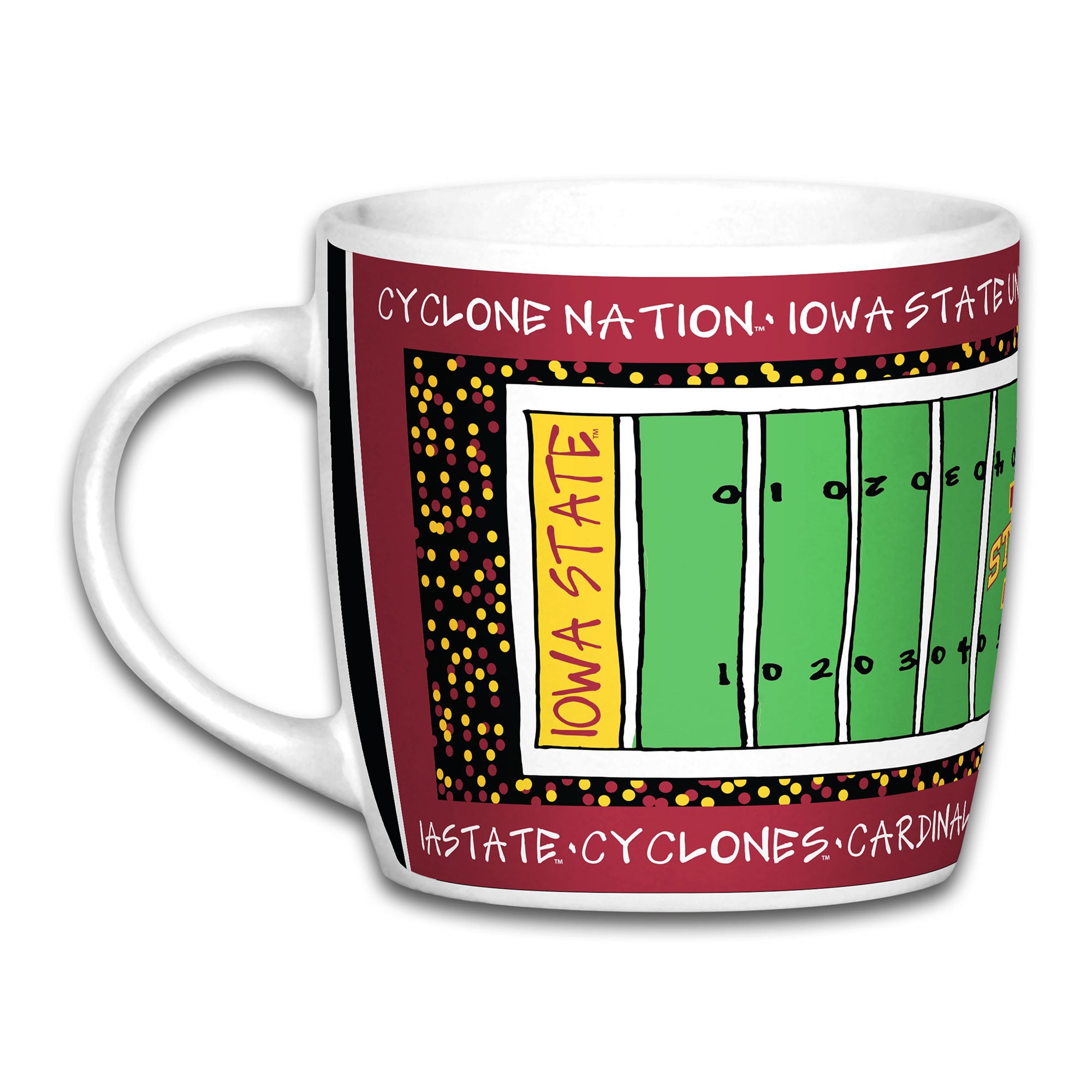 Mug de stade Iowa State Cyclones de 887 ml (30 oz).