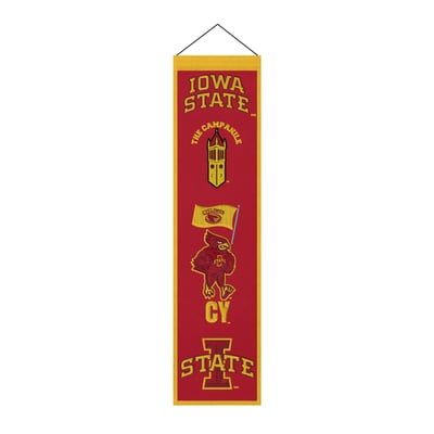 Iowa State Cyclones 8" x 32" Icons Banner