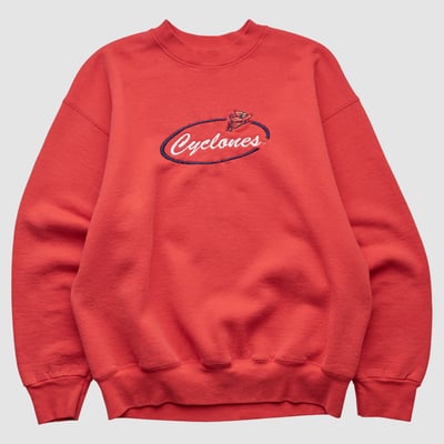 Iowa State Cyclones Fruit of the Loom 90s Pullover Sweatshirt - Red - M by Fanatics Real Vintage