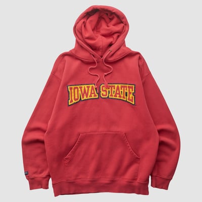 Iowa State Cyclones Jansport 2000s Hooded Pullover Sweatshirt - Red - S by Fanatics Real Vintage