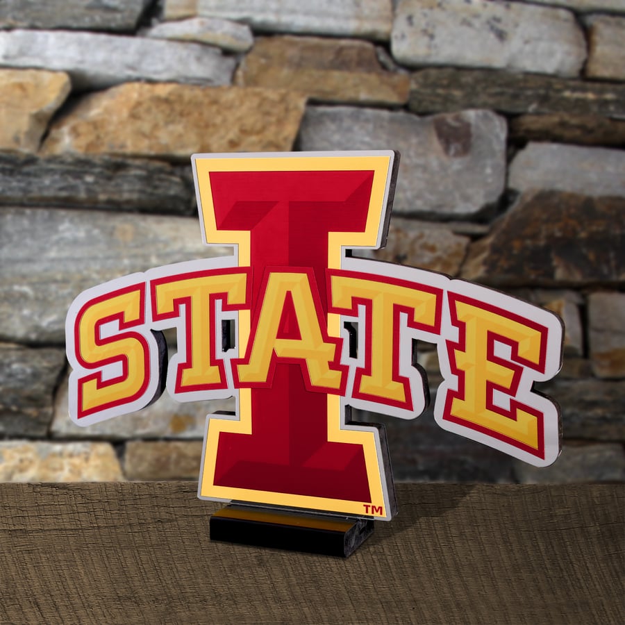 Iowa State Cyclones LED Infinity Logo Light