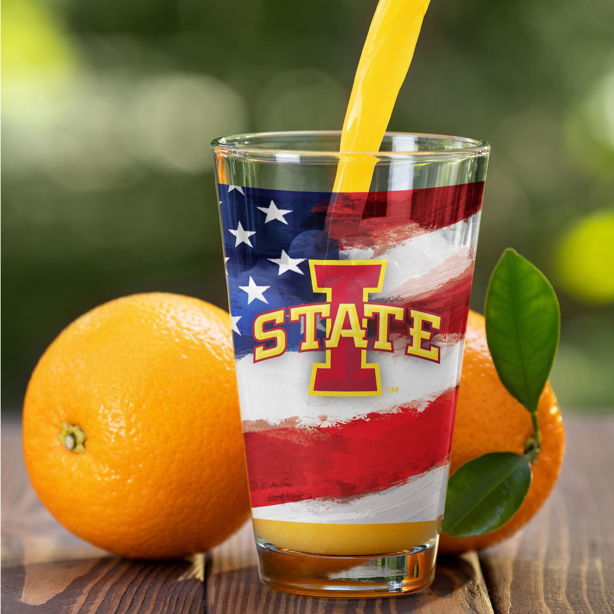 Ensemble de deux verres à bière Americana de 473 ml (16 oz) aux couleurs des Iowa State Cyclones