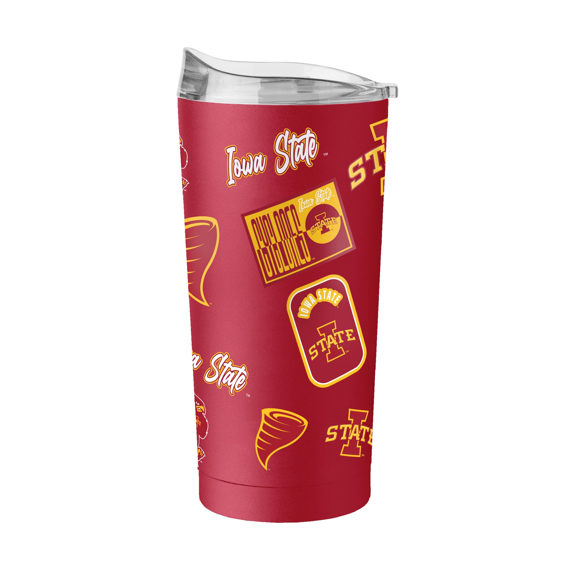 Gobelet isotherme Dreamweave de 59 cl (20 oz) à revêtement en poudre, logo Iowa State Cyclones