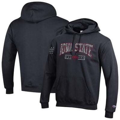 Iowa State Cyclones Champion Operation Hat Trick Camo Script Powerblend Fleece Hoodie - Black