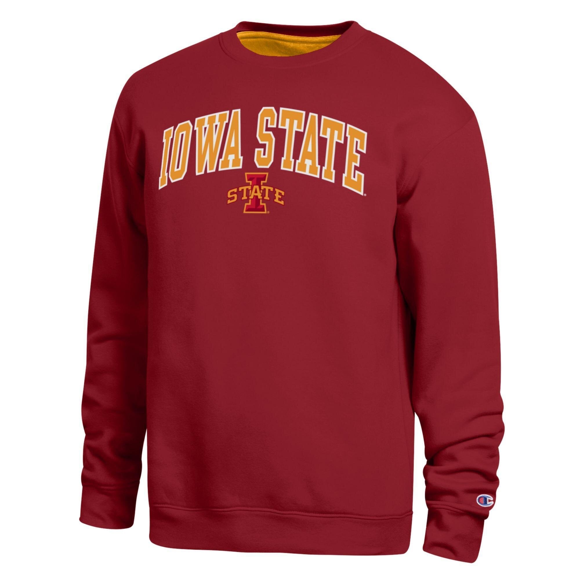 Men's Champion  Cardinal Iowa State Cyclones Arch Sweatshirt