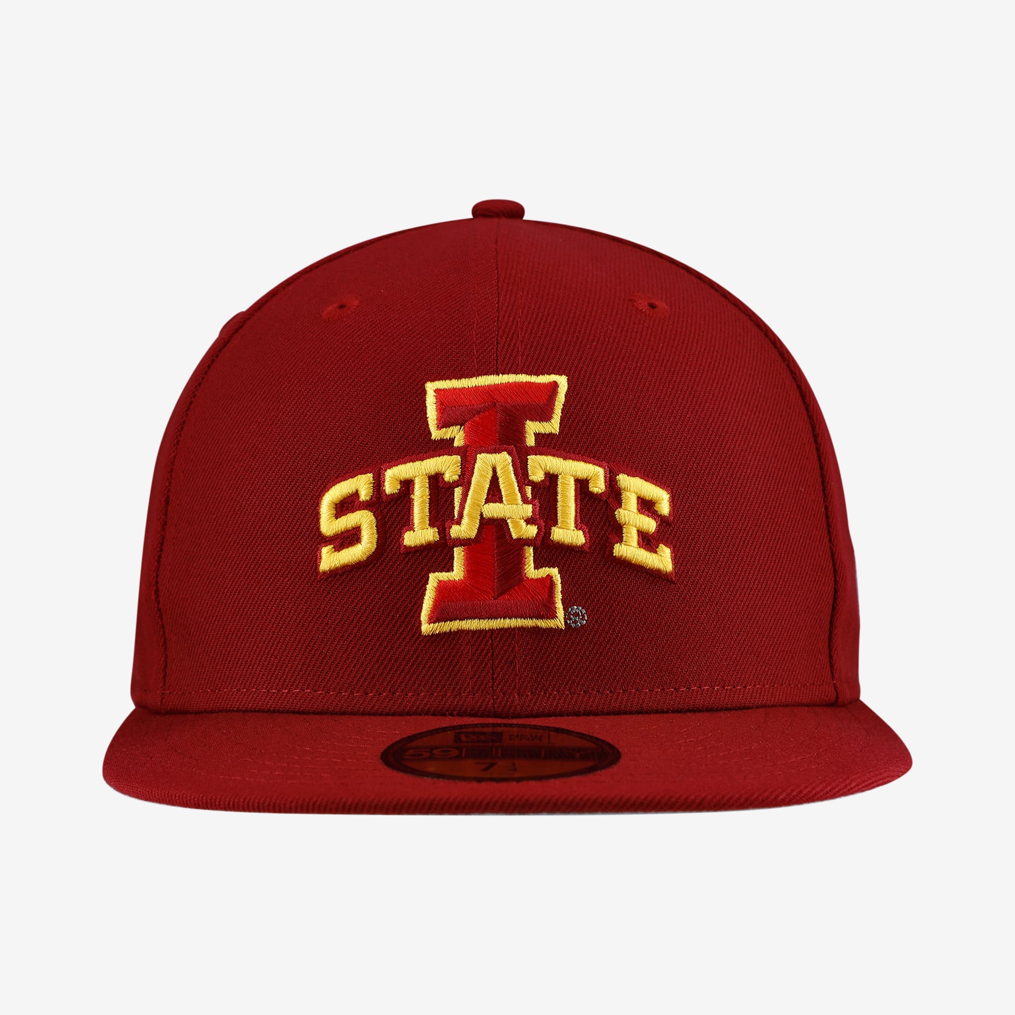 Casquette ajustée New Era Cardinal Iowa State Cyclones Core 59FIFTY pour homme