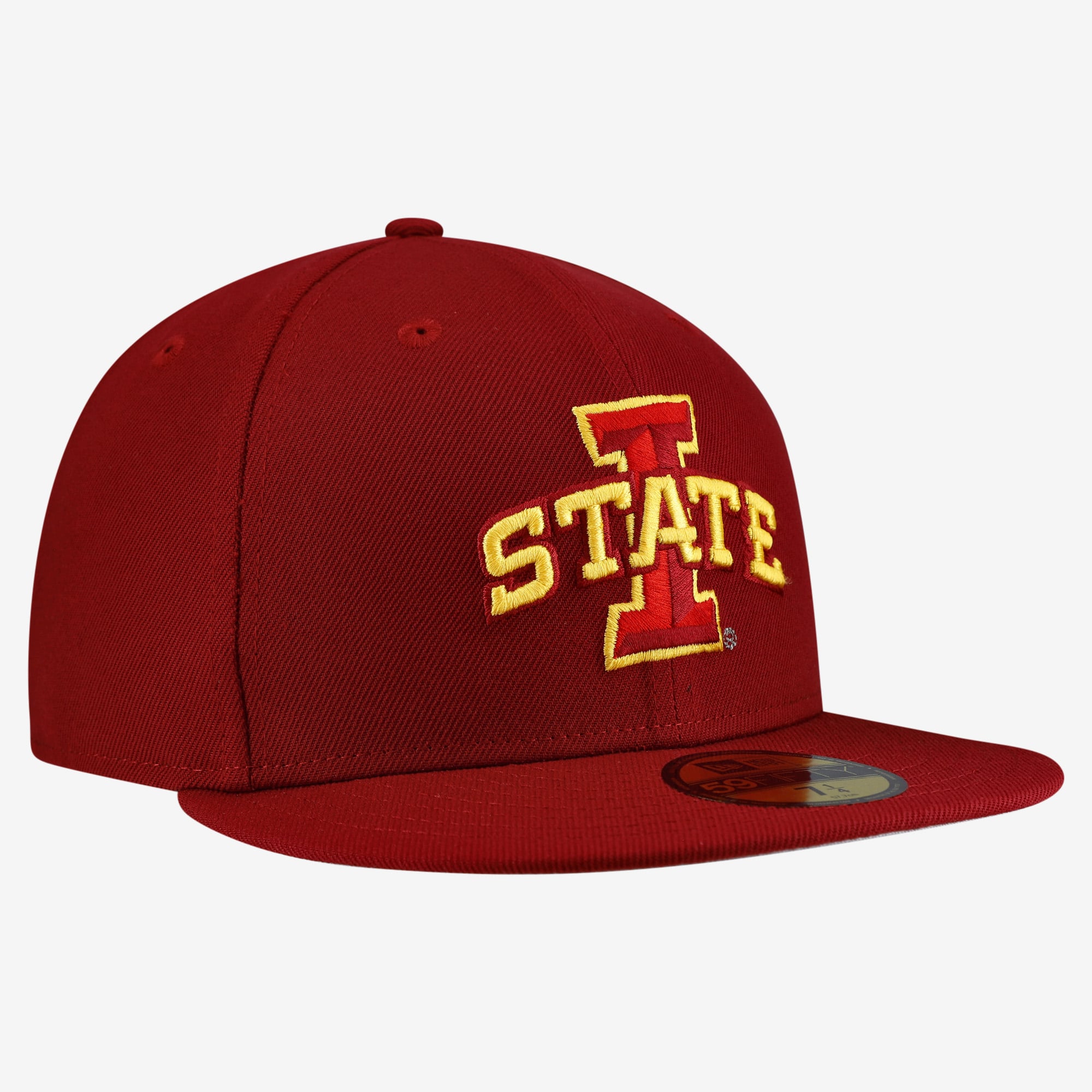 Casquette ajustée New Era Cardinal Iowa State Cyclones Core 59FIFTY pour homme