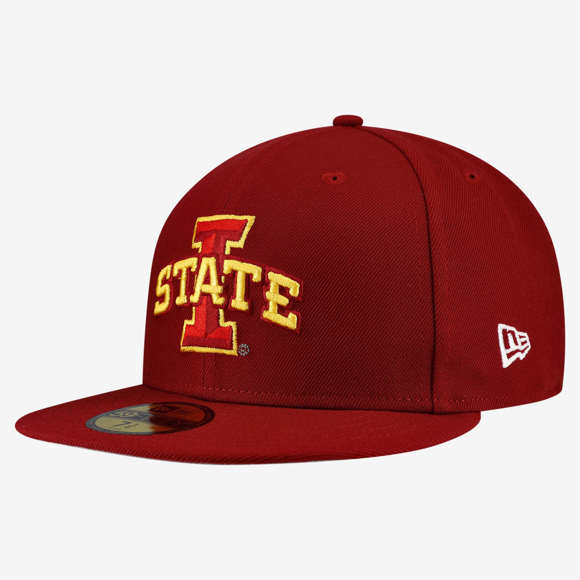 Casquette ajustée New Era Cardinal Iowa State Cyclones Core 59FIFTY pour homme