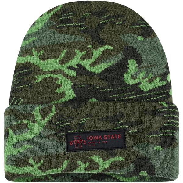 Iowa State Cyclones Nike Veterans Day Cuffed Knit Hat - Camo display picture 1