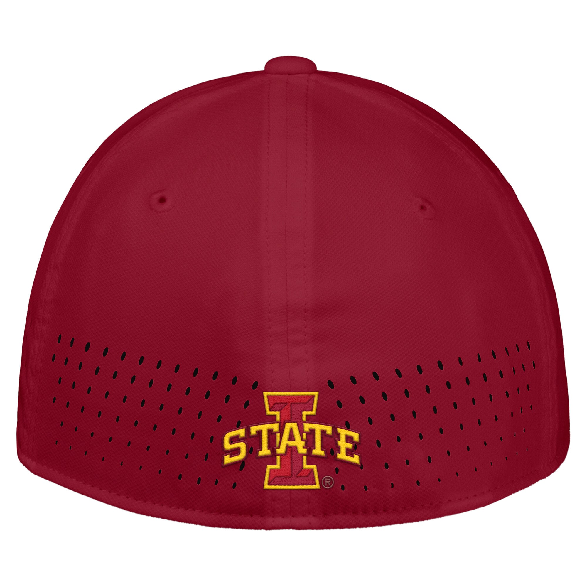 Men's Nike White Iowa State Cyclones 2026 On-Field AeroBill SwooshFlex Dri-FIT Hat
