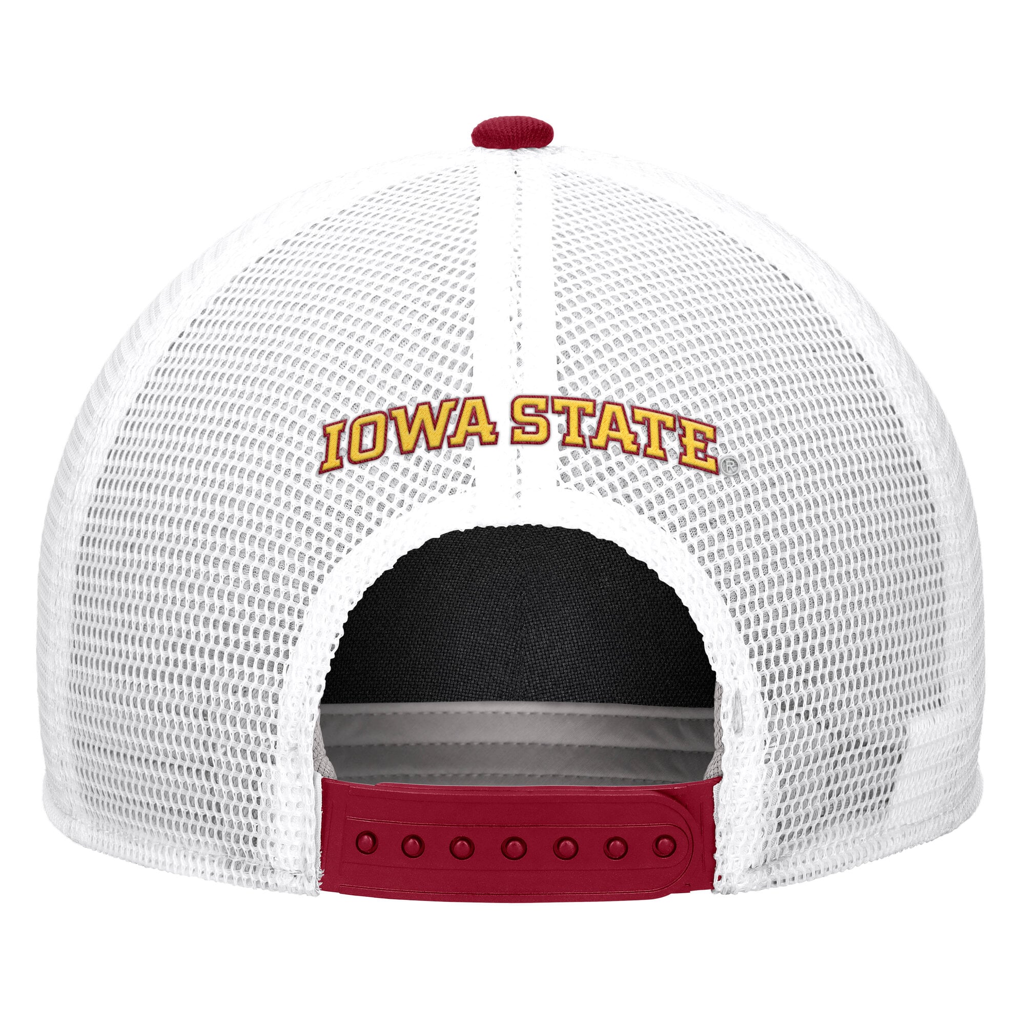 Men's Nike Cardinal Iowa State Cyclones 2026 On-Field Rope Adjustable Trucker Hat