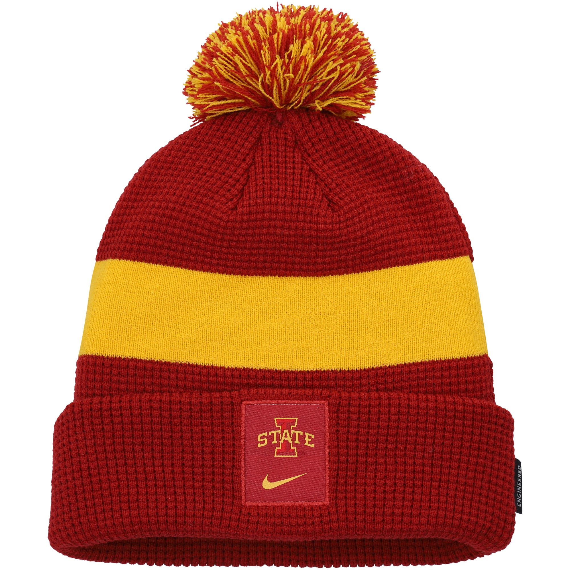 Nike Iowa State Cyclones Embroidered Logo Knit Cuffed Beanie OS Nike Red Cuffed Beanie - College Traditions main image 3