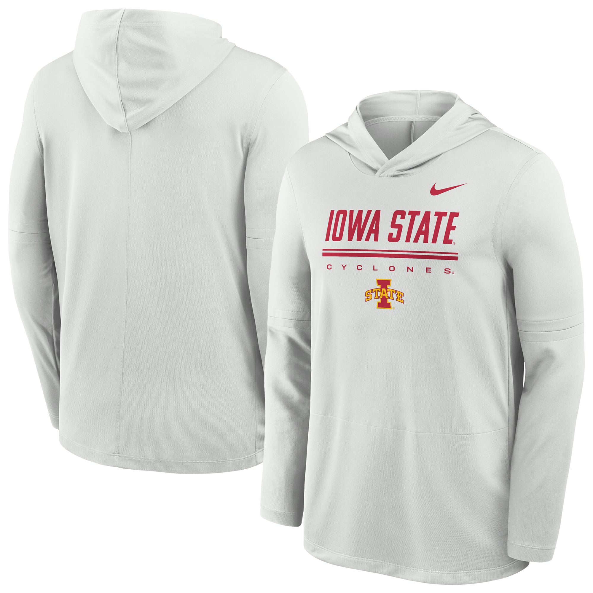 Haut à capuche léger Nike gris Iowa State Cyclones 2026 Sideline Dri-FIT pour homme