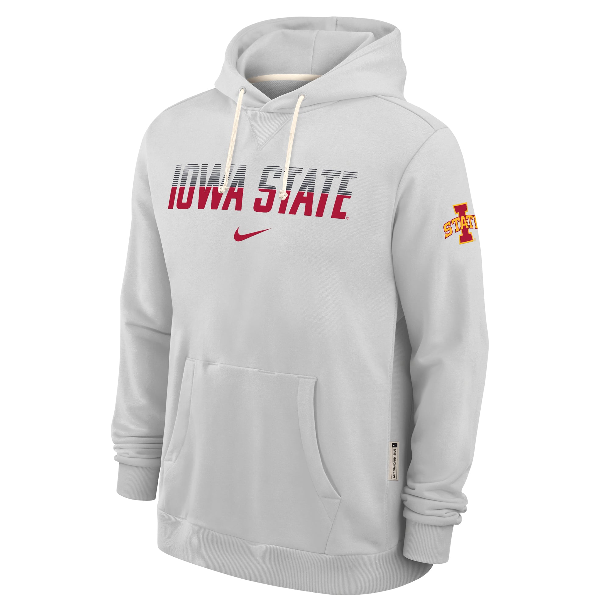 Men's Nike Gray Iowa State Cyclones 2026 Sideline Standard Issue Dri-FIT Hoodie