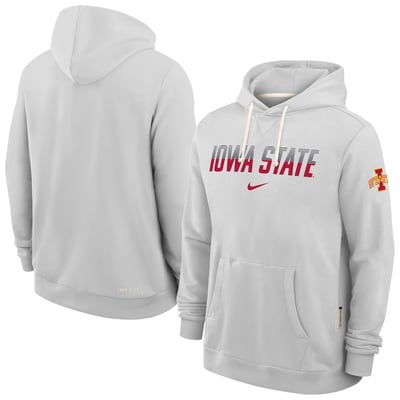 Iowa State Cyclones Nike 2026 Sideline Standard Issue Dri-FIT Hoodie - Gray
