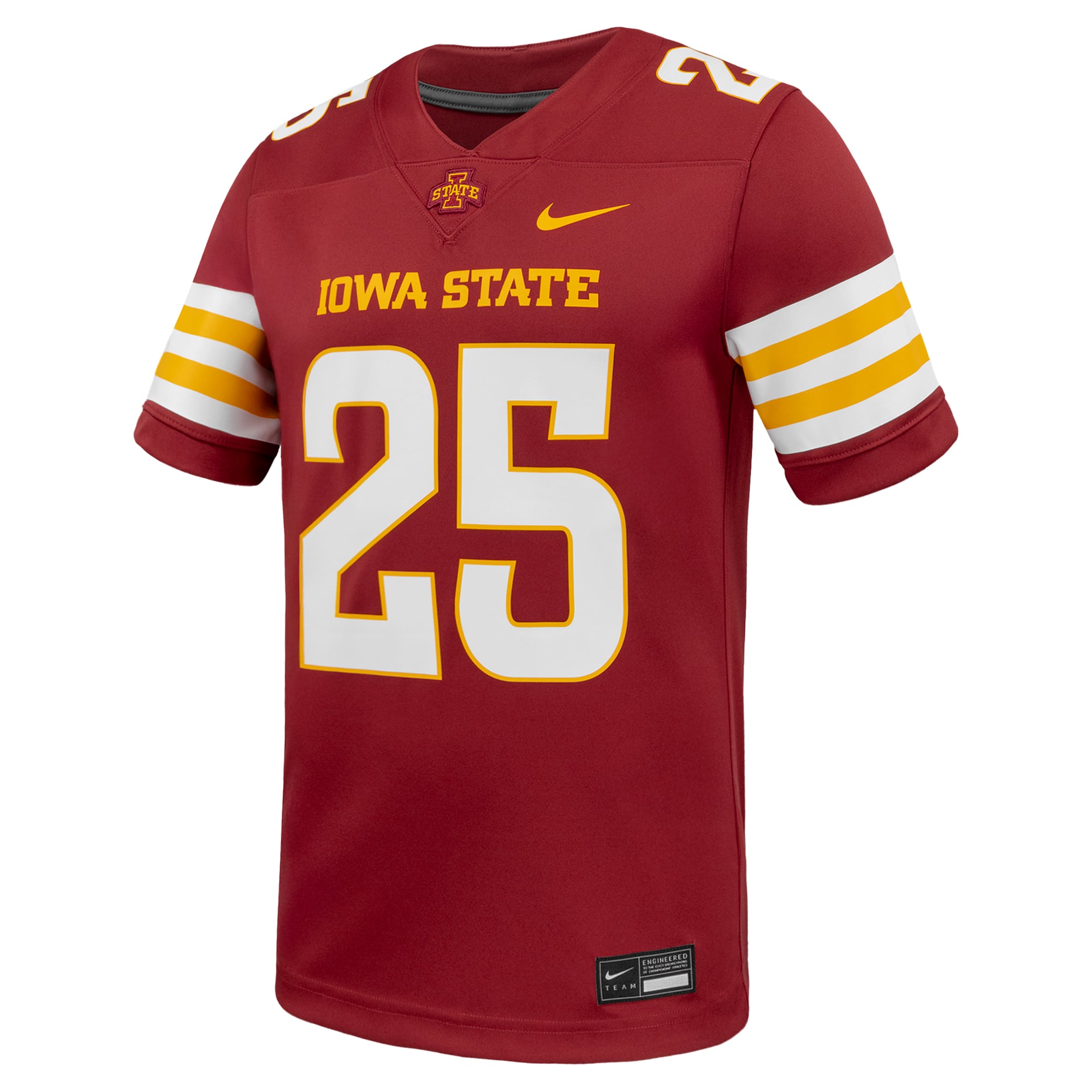 Maillot de football américain Nike pour homme, numéro 24 Cardinal, Iowa State Cyclones