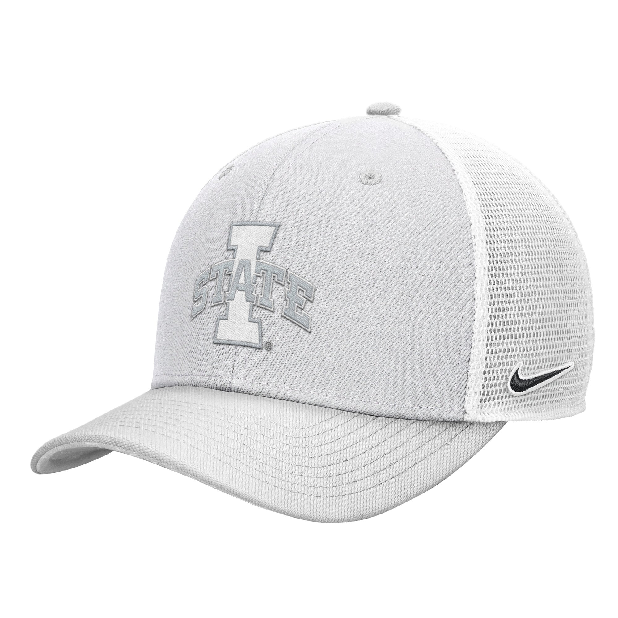 Unisex Nike Iowa State Cyclones 2026 Whiteout Rise Trucker Adjustable Hat