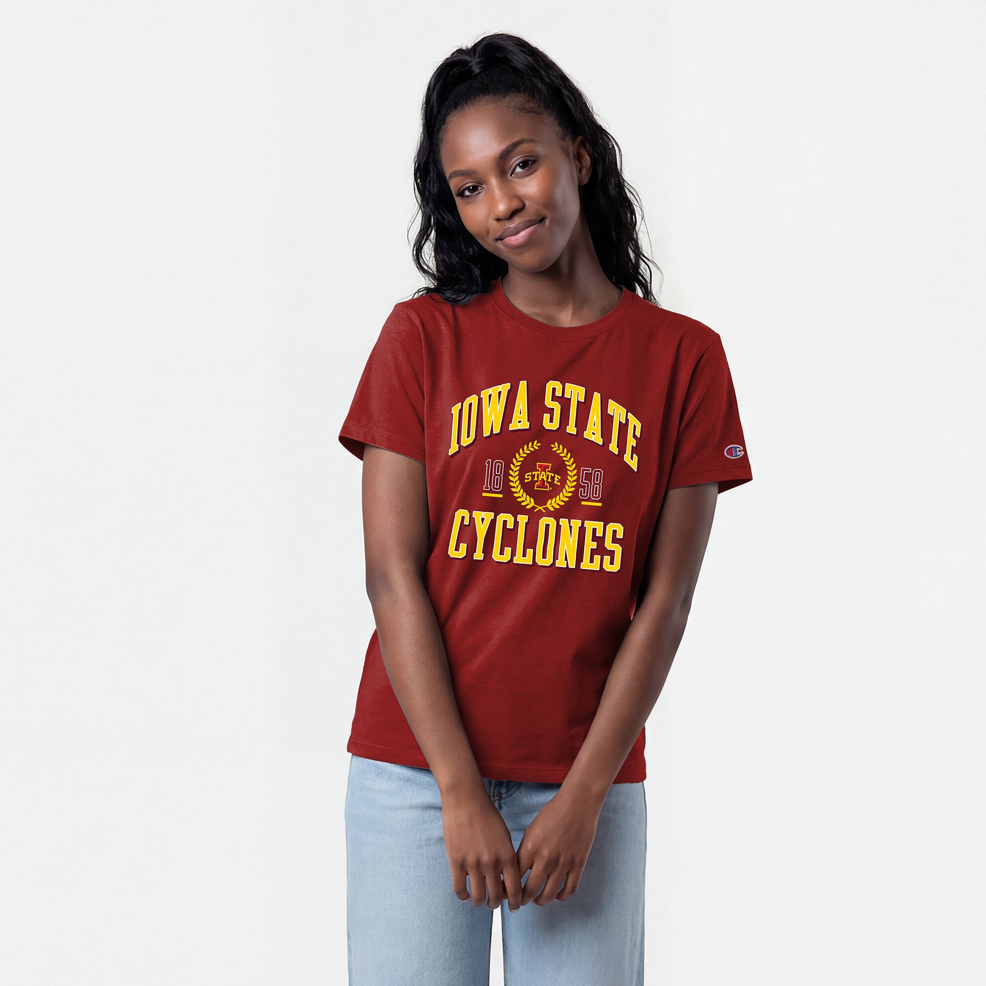 Women's Champion Cardinal Iowa State Cyclones Lifestyle T-Shirt