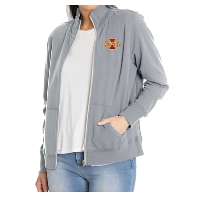 Iowa State Cyclones Women's Fallon Full-Zip Jacket - Gray