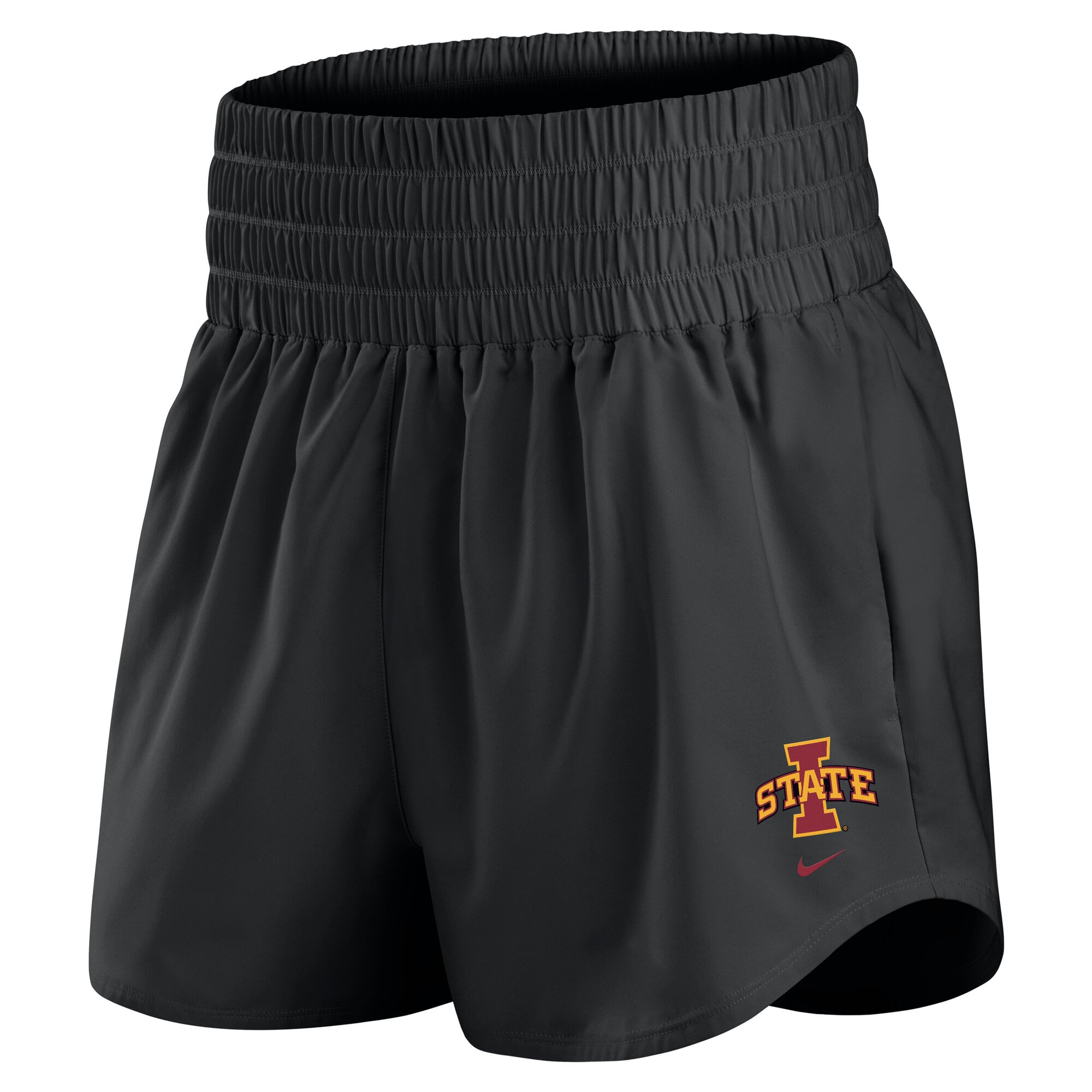 Women's Nike Black Iowa State Cyclones Ultra Dri-FIT High-Rise Shorts