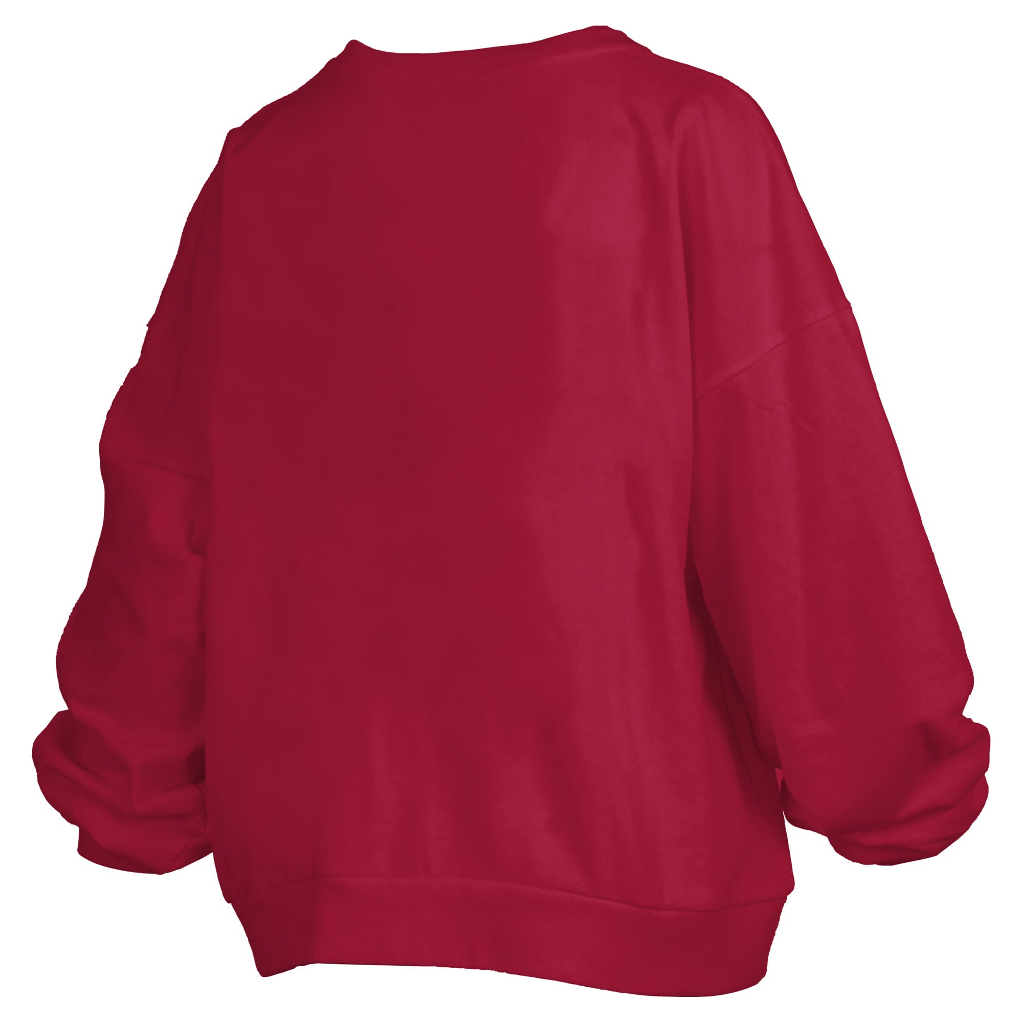 Sweat-shirt polaire oversize Pressbox Cardinal Iowa State Cyclones Janise Arch Over avec logo pour femme