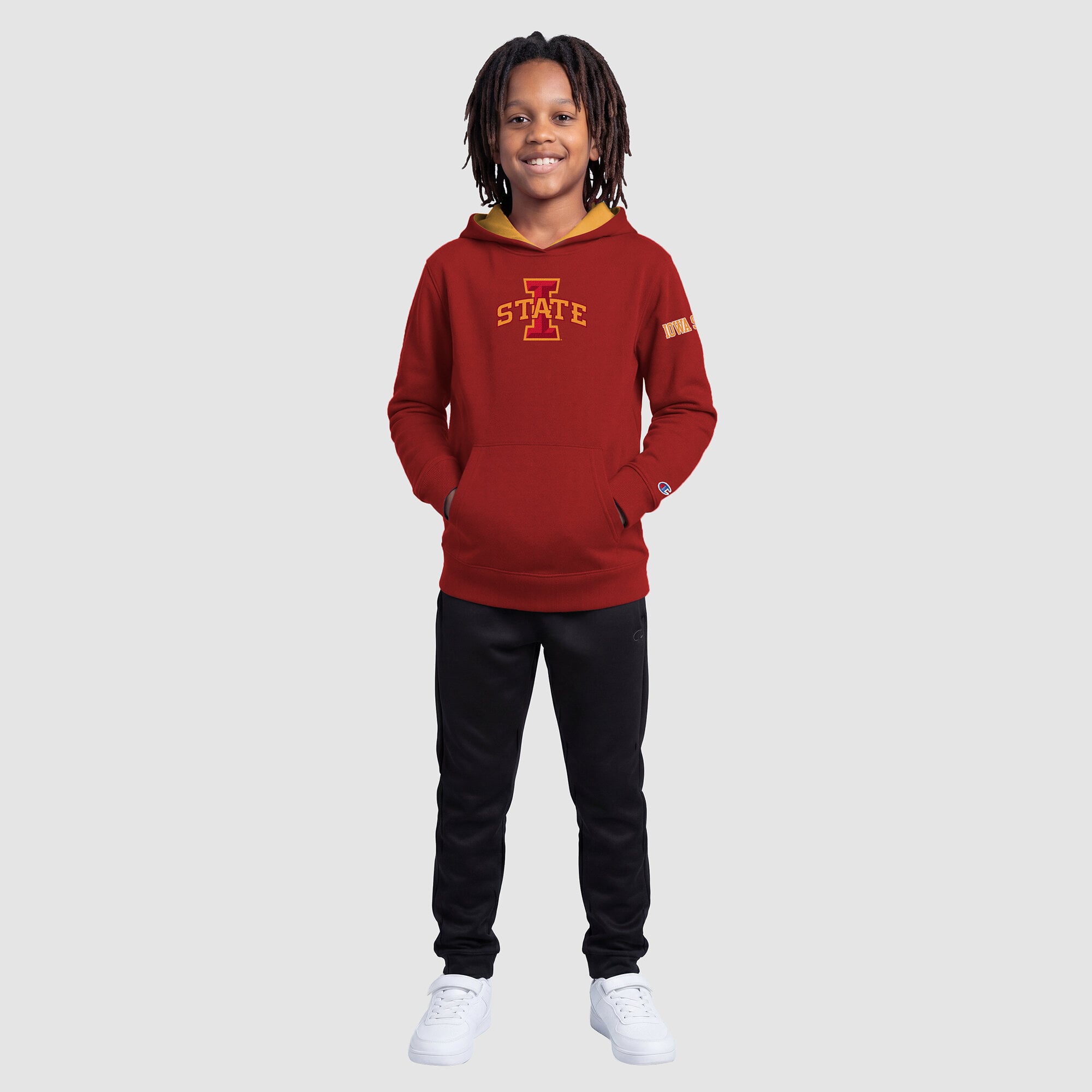 Youth Champion  Cardinal Iowa State Cyclones Fleece Hoodie