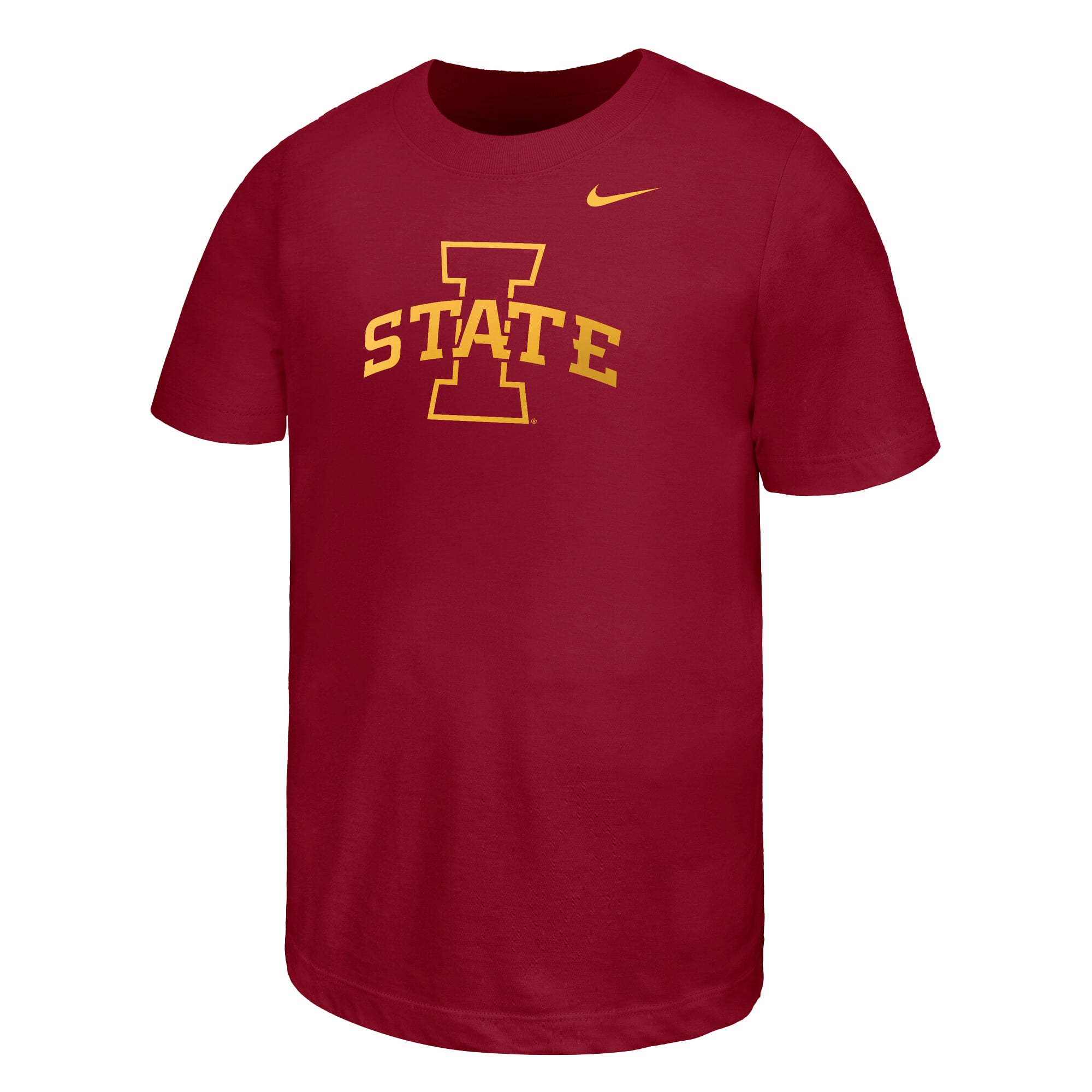 Youth Nike Cardinal Iowa State Cyclones Logo T-Shirt