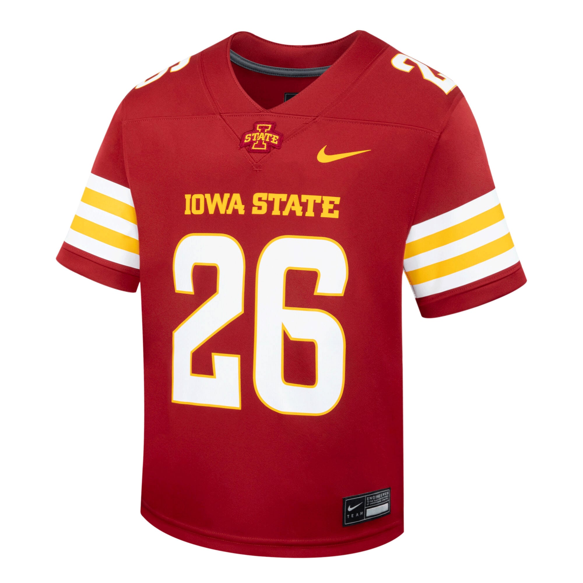 Youth Nike Cardinal Iowa State Cyclones Replica Football Jersey