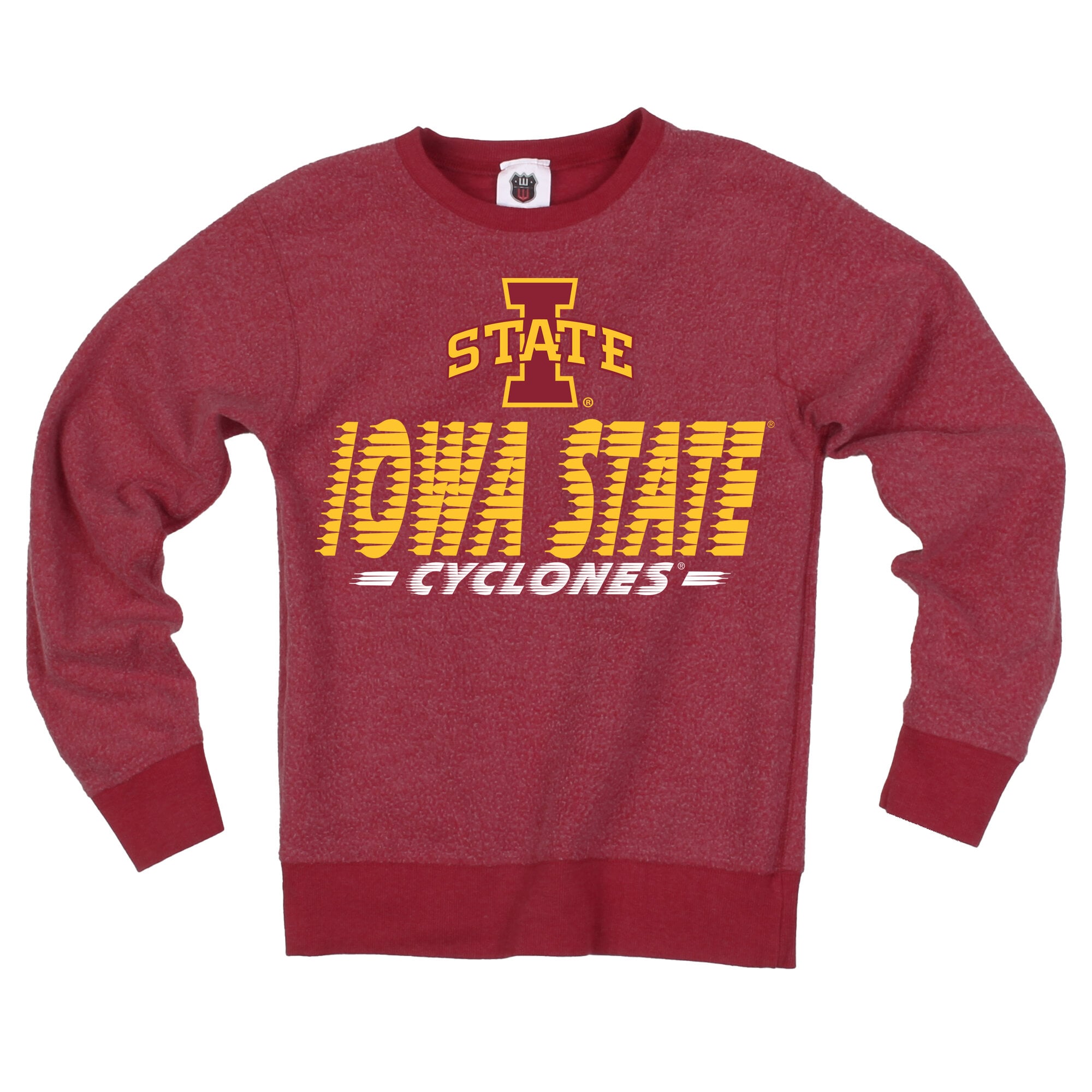 Sweat-shirt réversible Wes & Willy Maroon Iowa State Cyclones pour jeunes